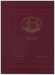Registerbook 1963-64 volume IV Directory (1 St.) LLoyds Register of Shipping; London
